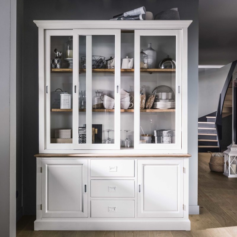 Buffet-toastic cabinet made of massif pine, Authentic Style