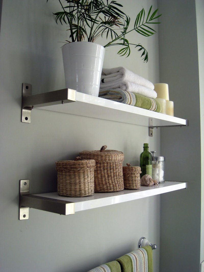 Shelves for the bathroom