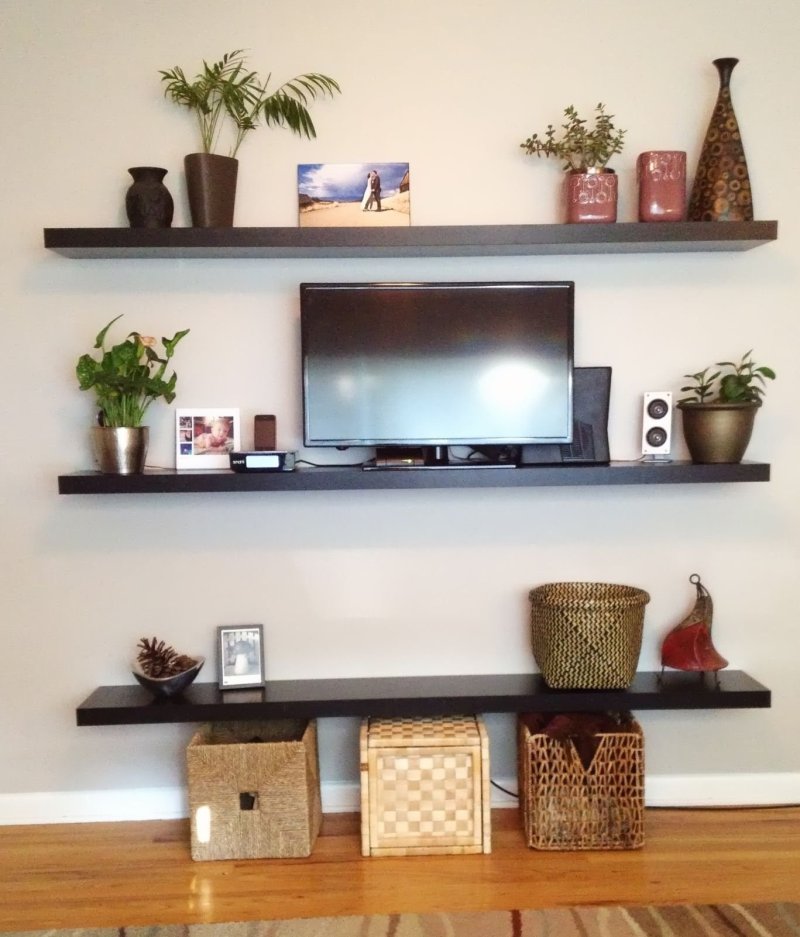 Shelves in the interior