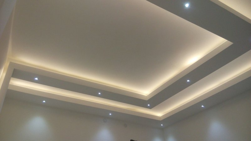 Gypsum cardboard ceiling