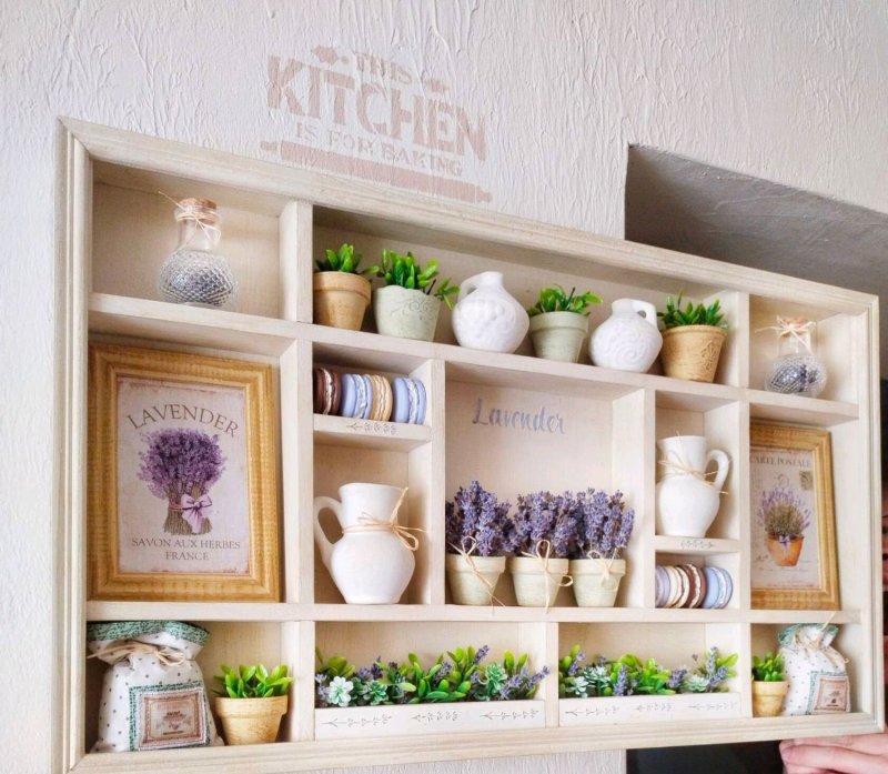 Shelves in the style of Provence