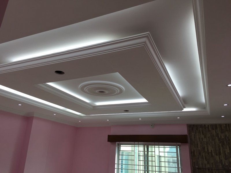 Figure drywall ceiling