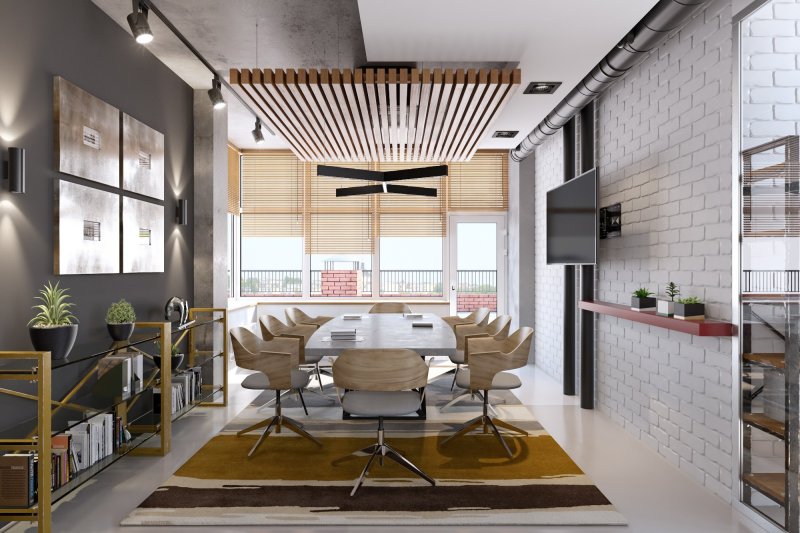 Loft style office design