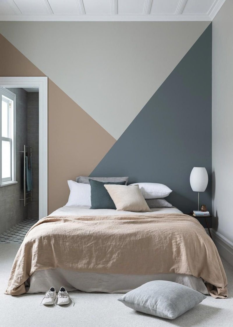 The color of the walls in the bedroom for painting