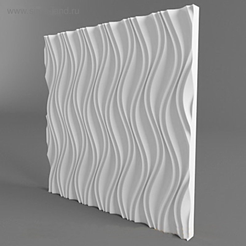 Gypsum 3d panels cuvin