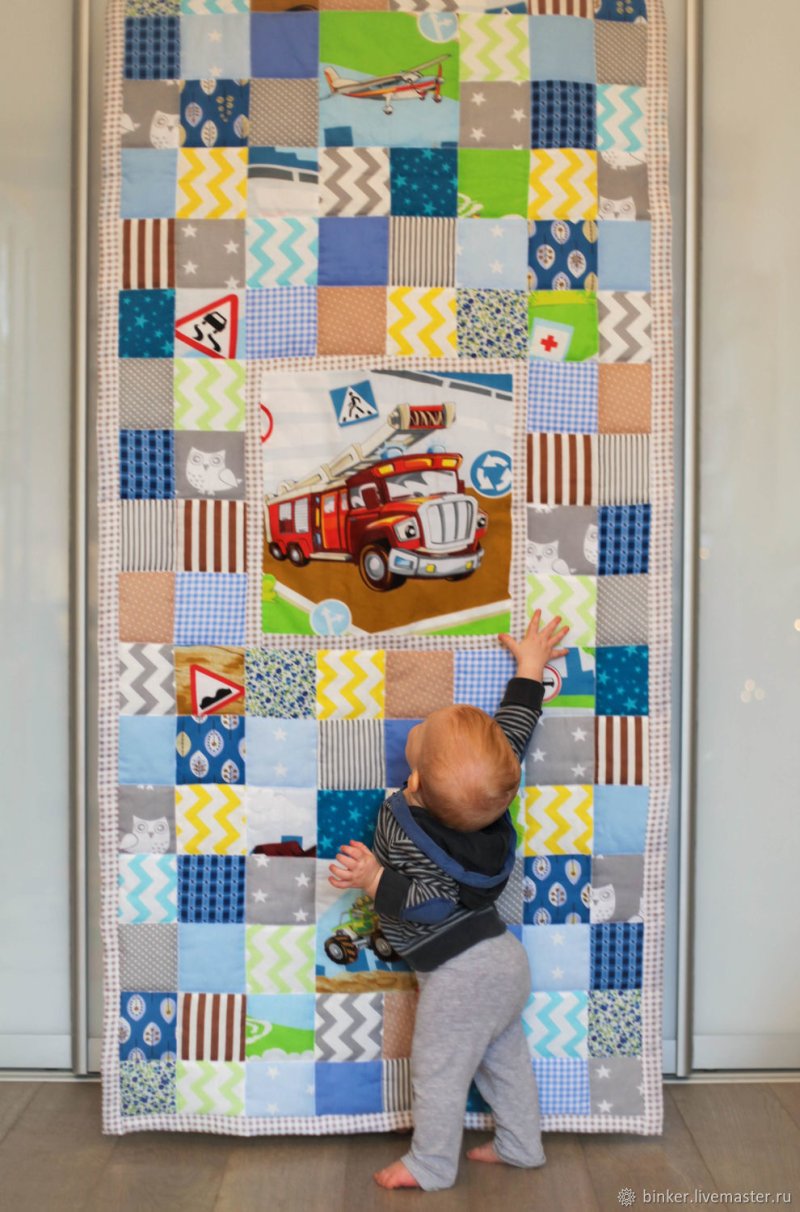 Children's patchwork blanket