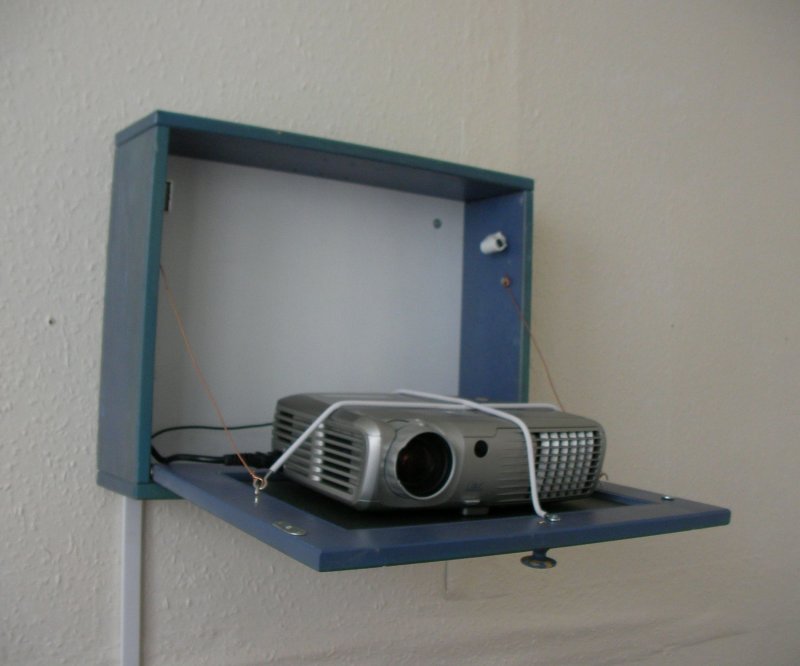 Shelf for the projector