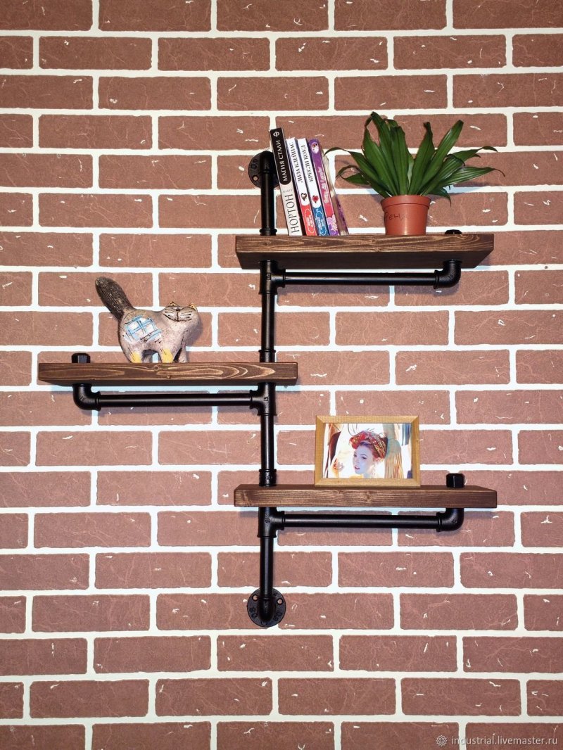 Loft style shelves