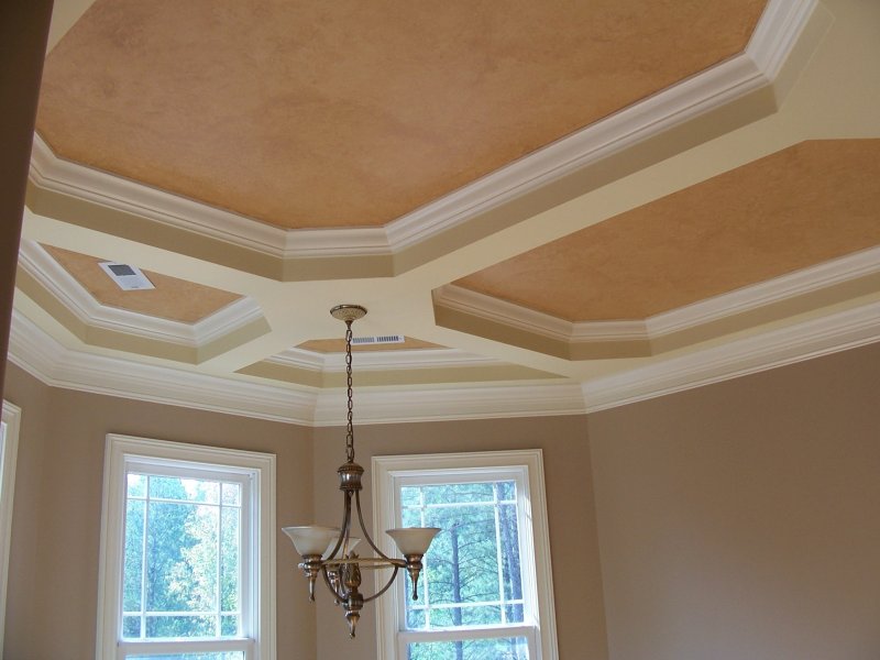 Gypsum plasterboard ceiling