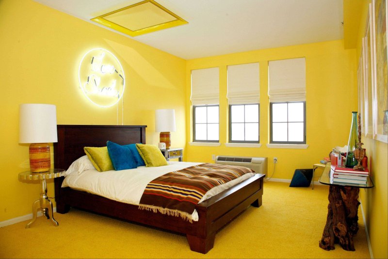 Yellow interior