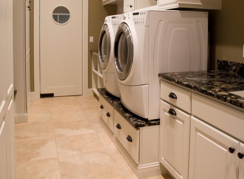 Laundry room in a private house