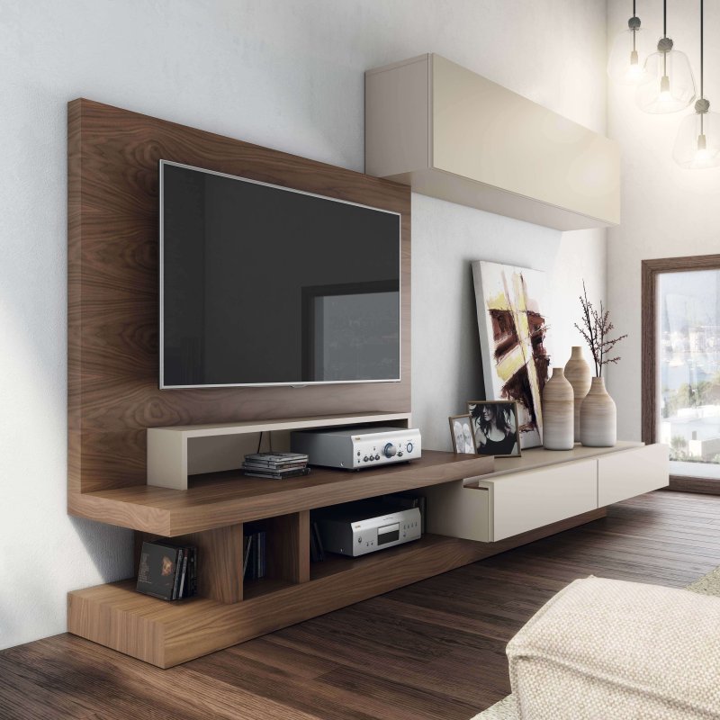 Television shelves design