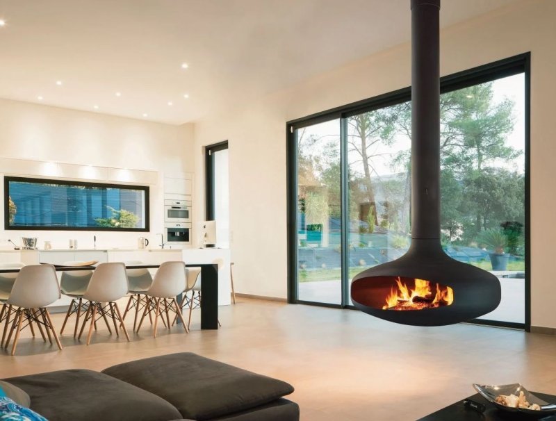 Focus domofocus fireplace