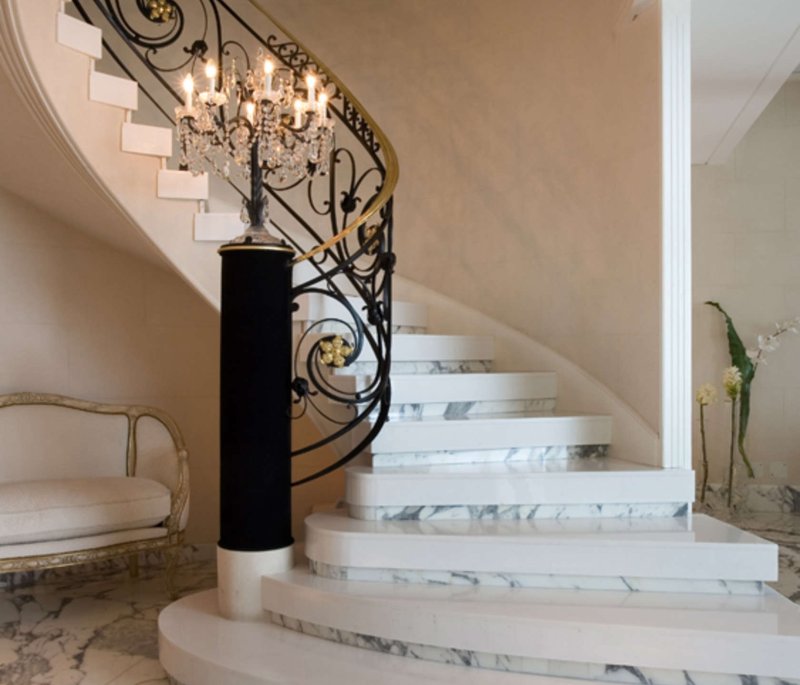 Marble staircase