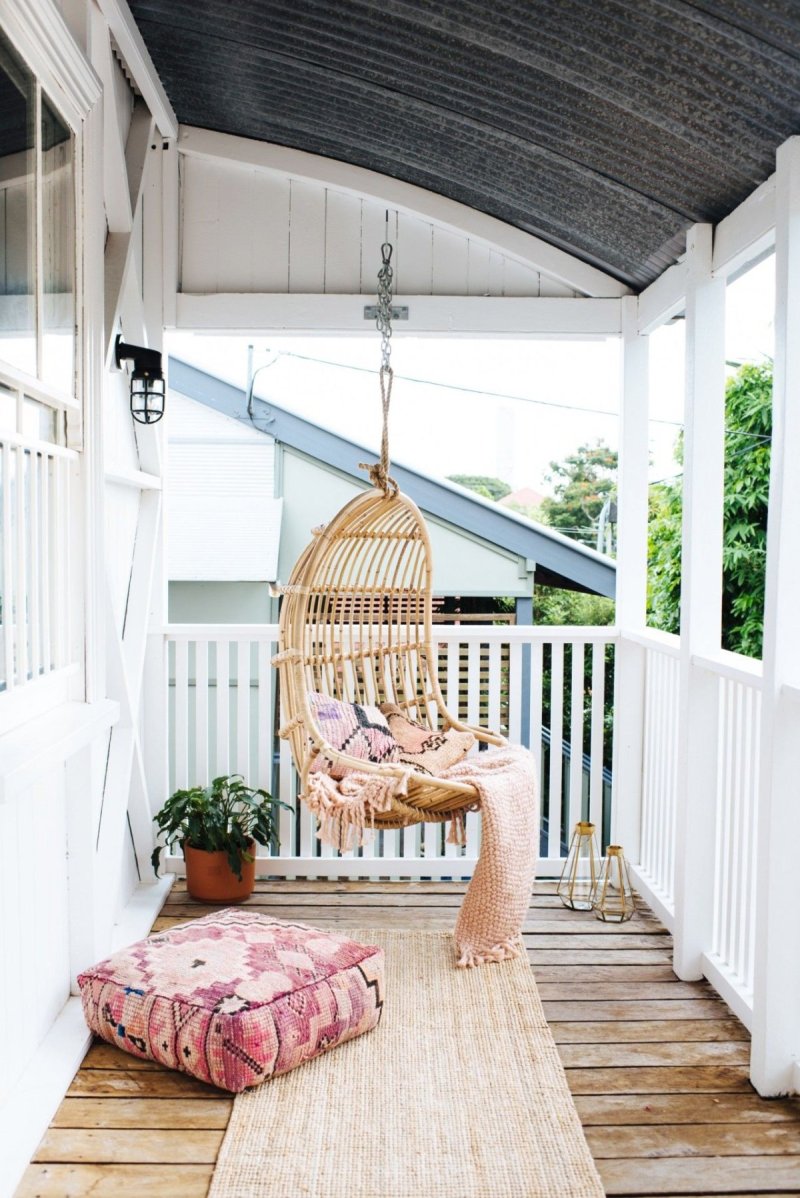 Swing on the veranda