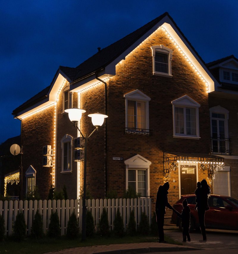 The facade backlight