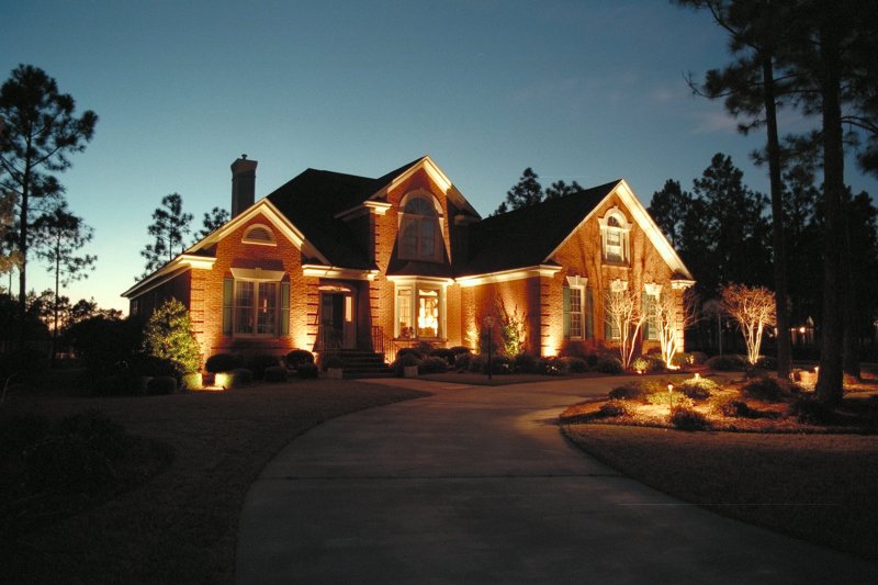 Lighting in a country house