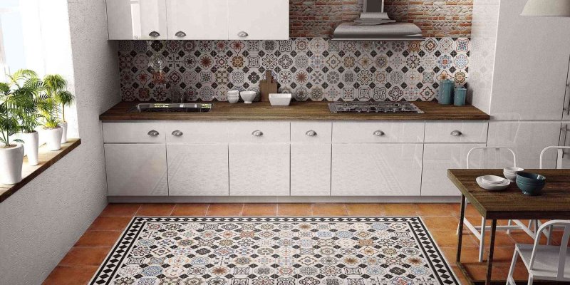 Tiles in the kitchen