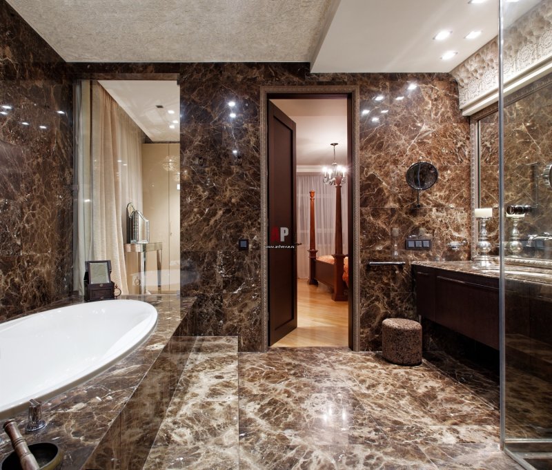 Bathroom for marble design