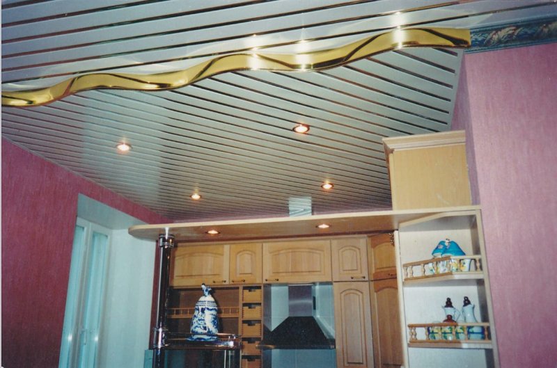 Suspended rack ceiling