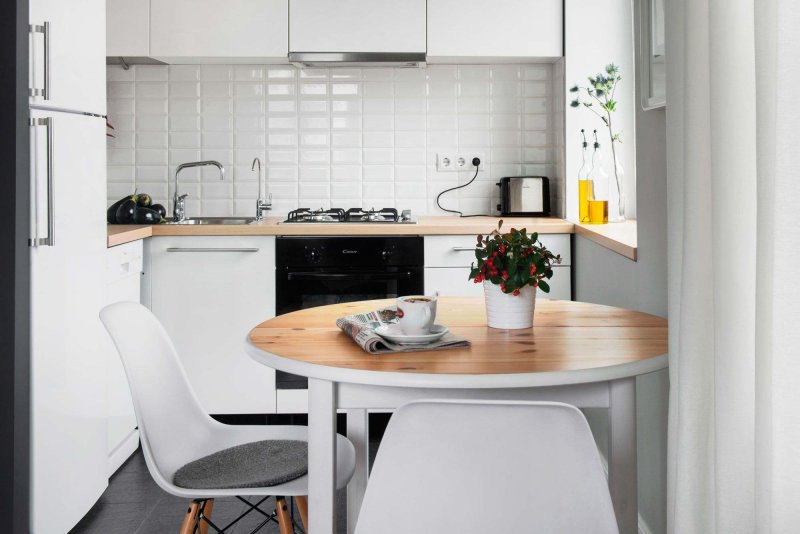 Kitchen interior in Khrushchevka