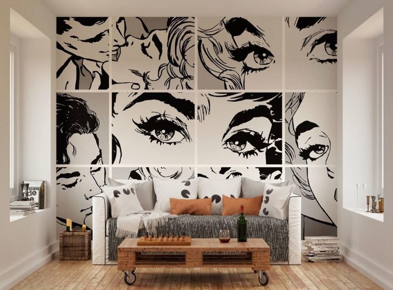 Style Pop art in the interior