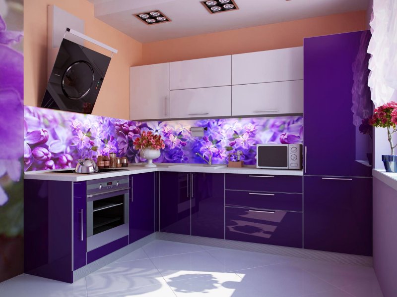 Lilac -tones kitchen