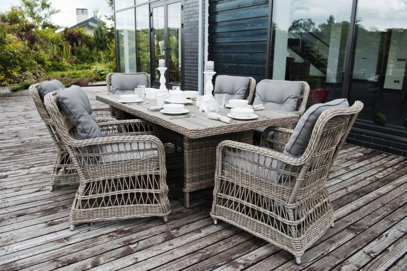 Rotan armchair 4sis Stef