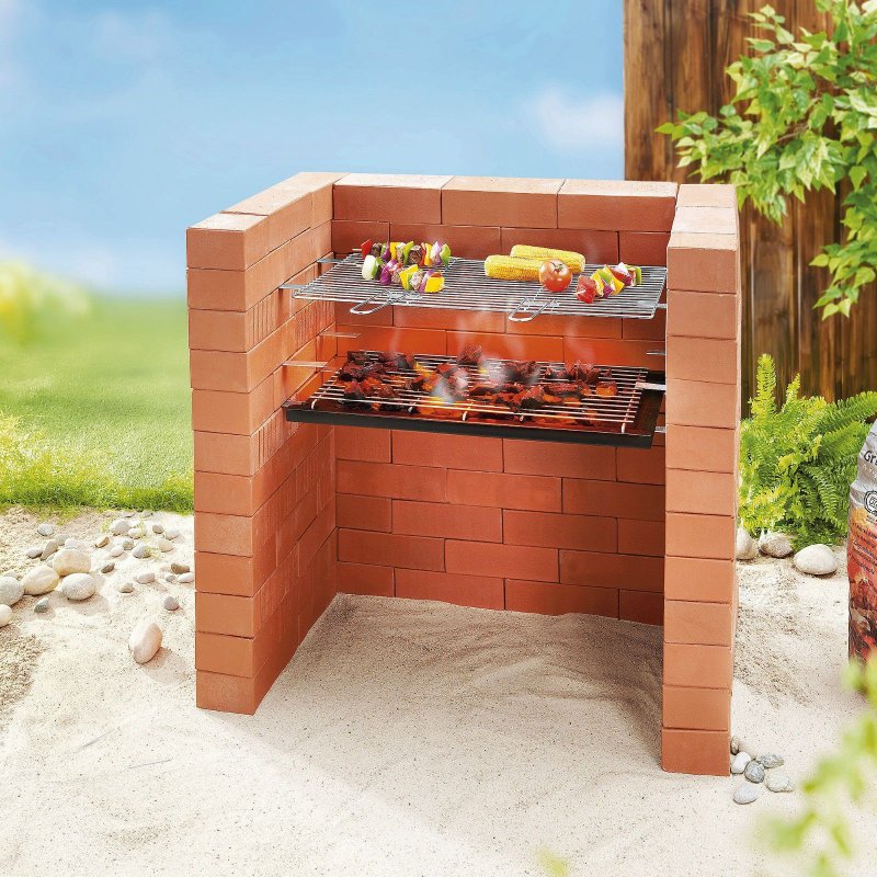 Brick barbecue