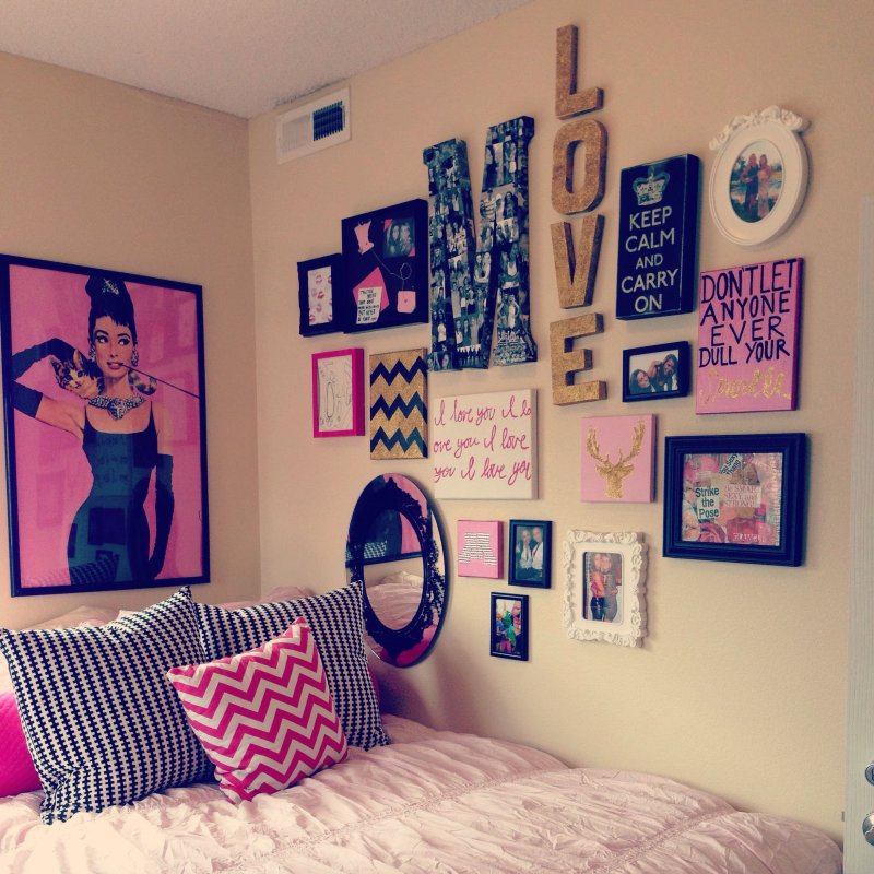 Decor of the teenager room