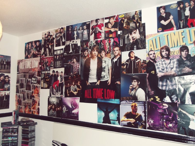 Posters in the room