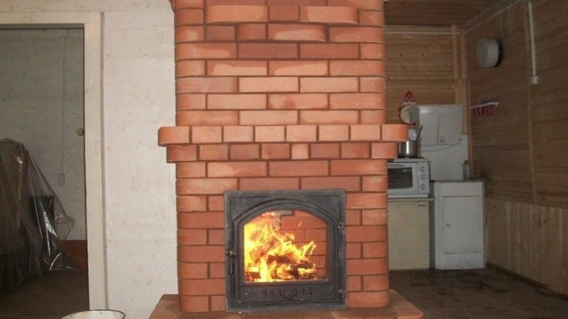 Brick stove fireplace 1na1