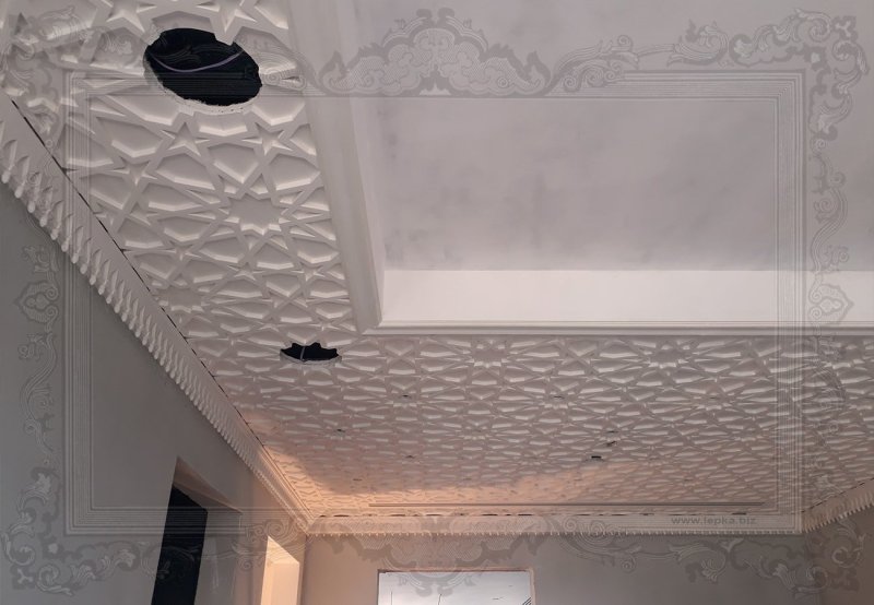 Foam ceiling tiles