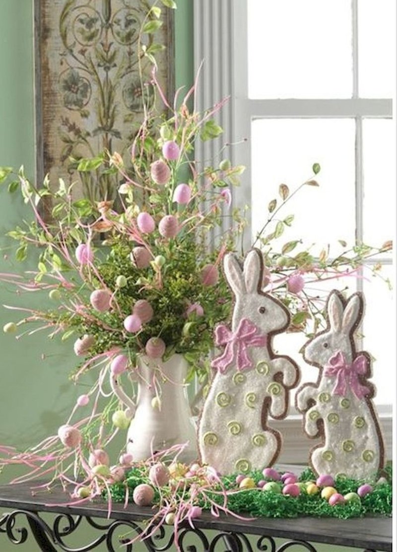 Easter decoration of the house