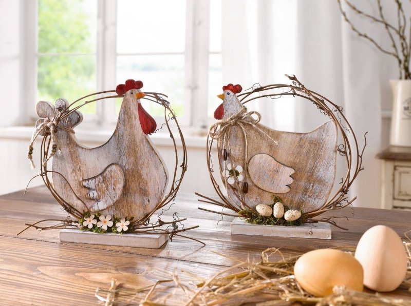 Easter decor from jute