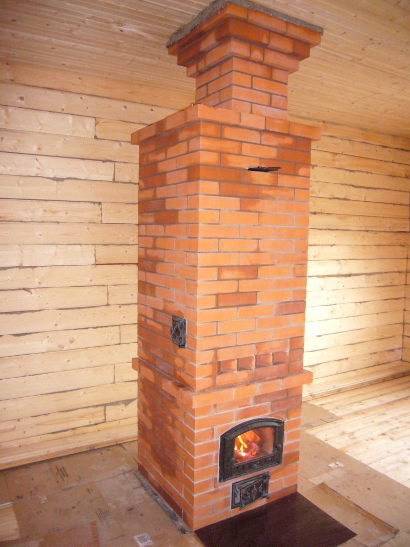 Brick stove Dutch heating