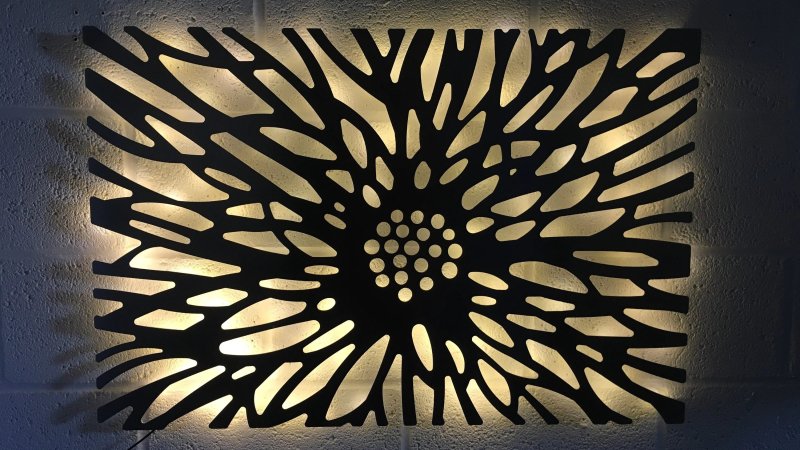 Metal panel laser cutting