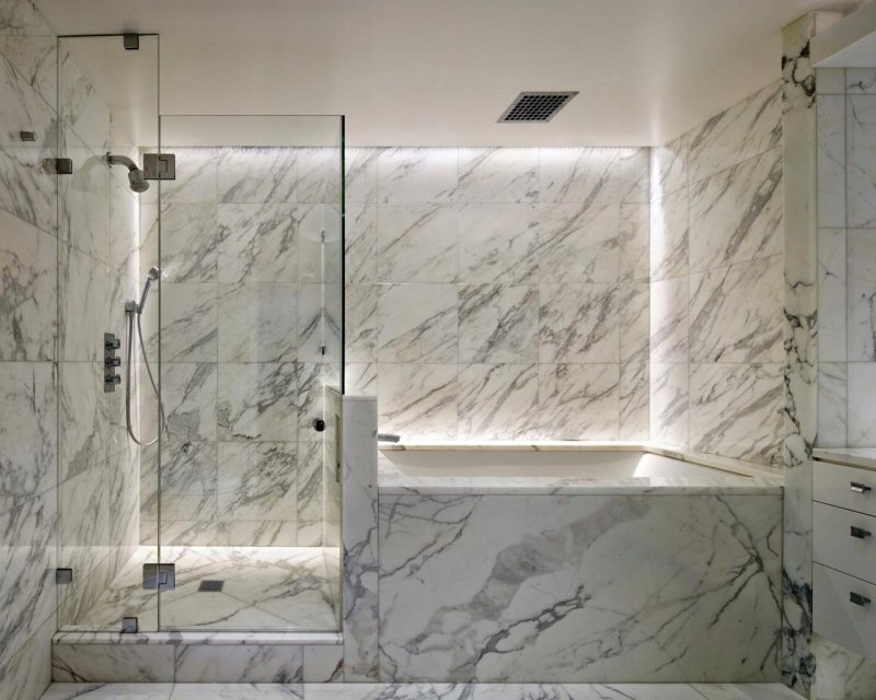 Bathroom under marble