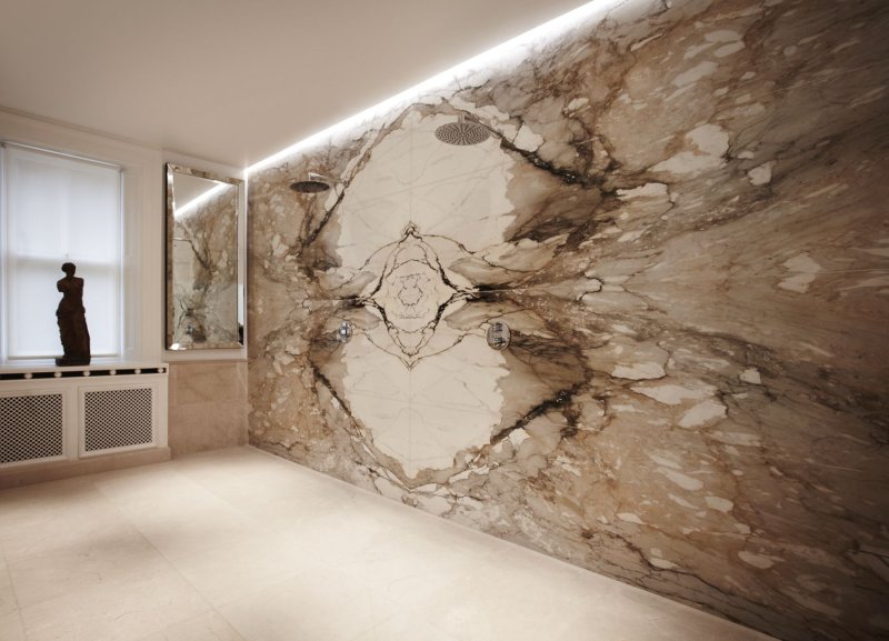 Walls under marble