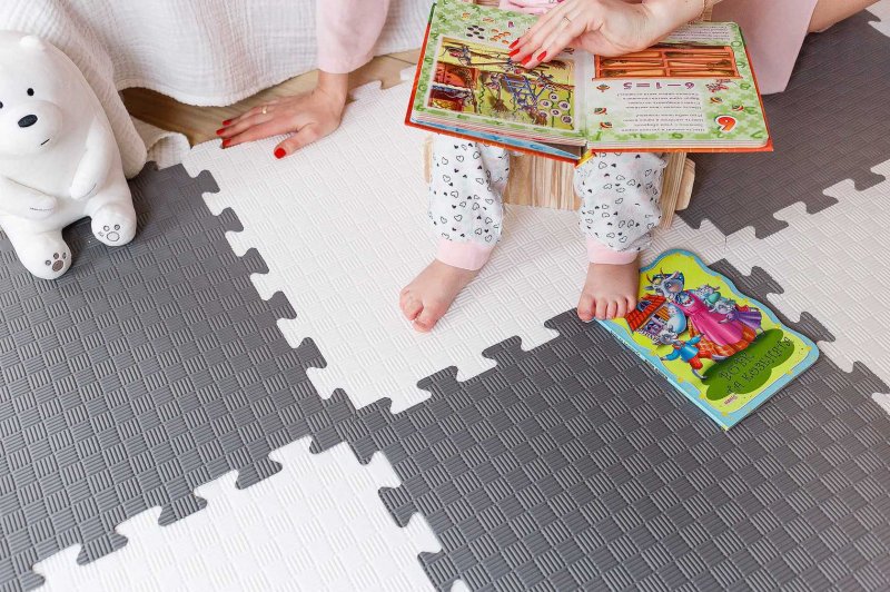 Rug puzzle for children