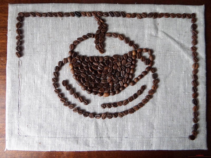 Coffee grains paintings