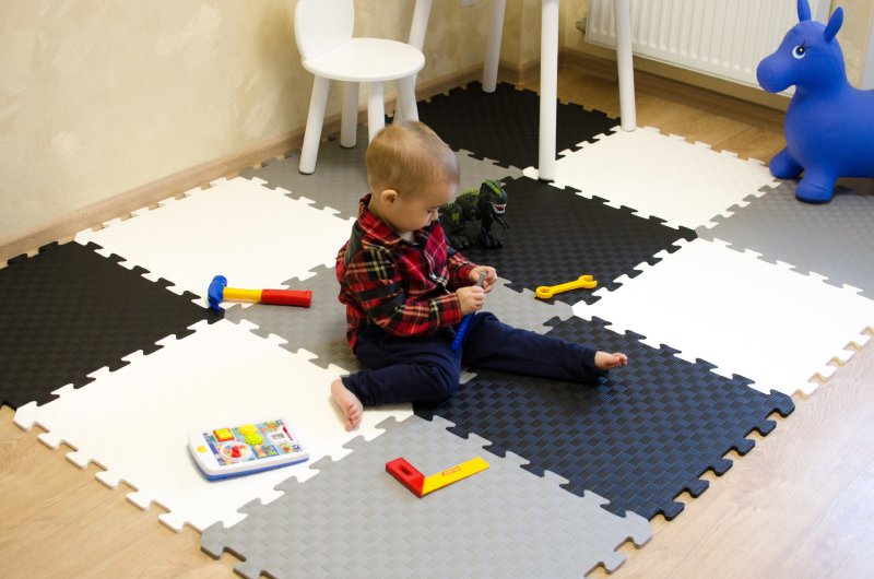 Children s rug puzzle