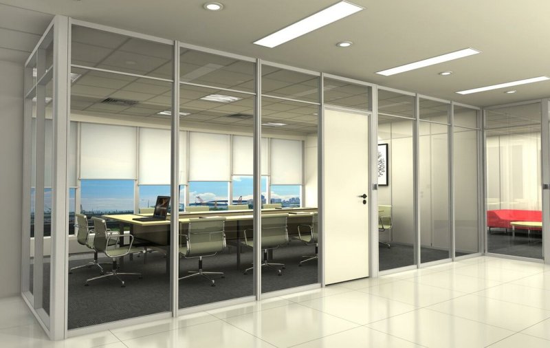 Office glass partitions