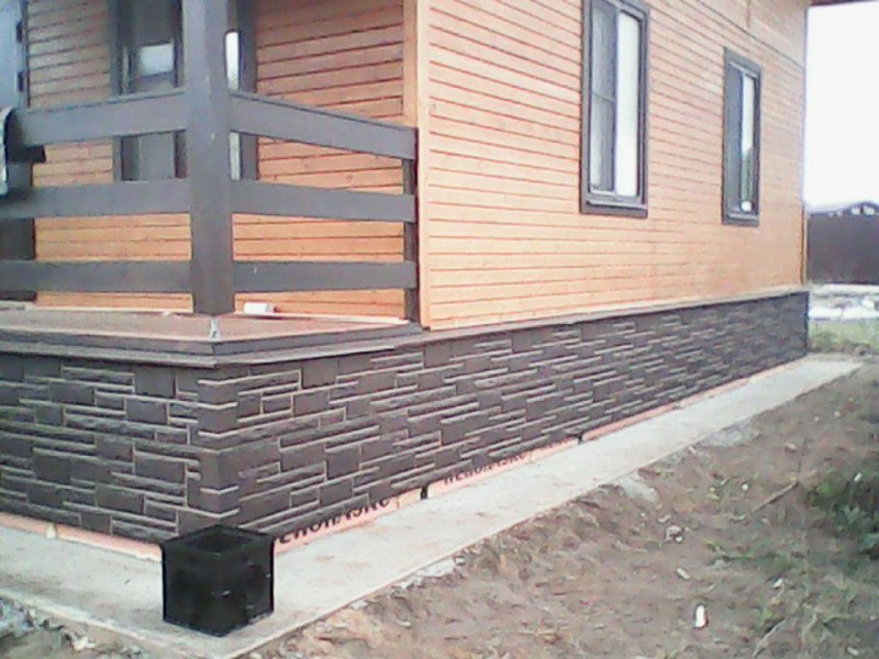 Siding for the foundation