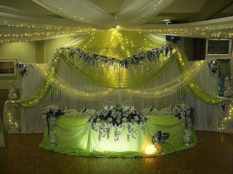 Decoration of the wedding hall