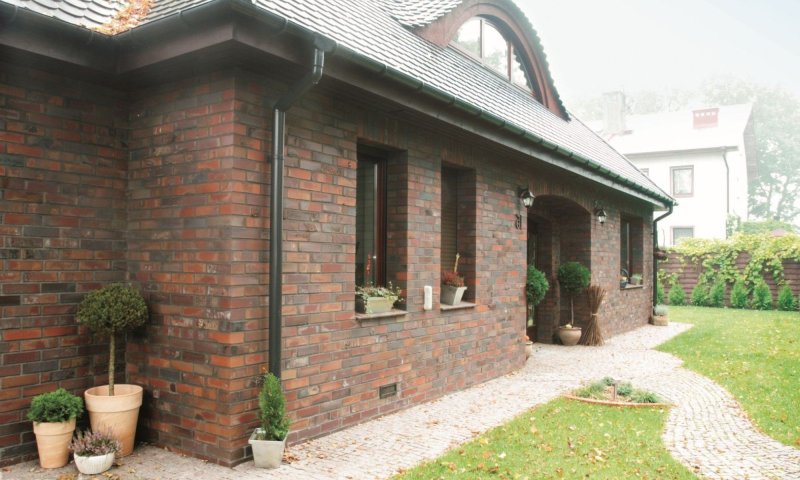 Clinker brick for the facade