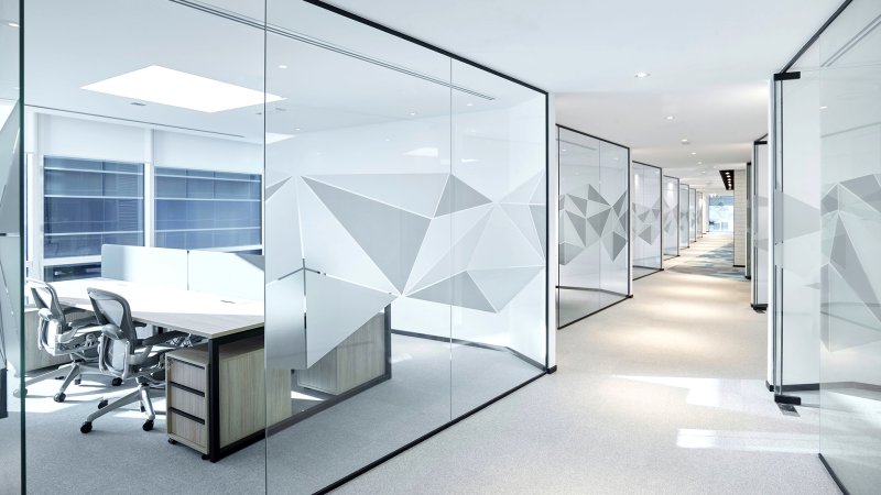 Office glass partitions