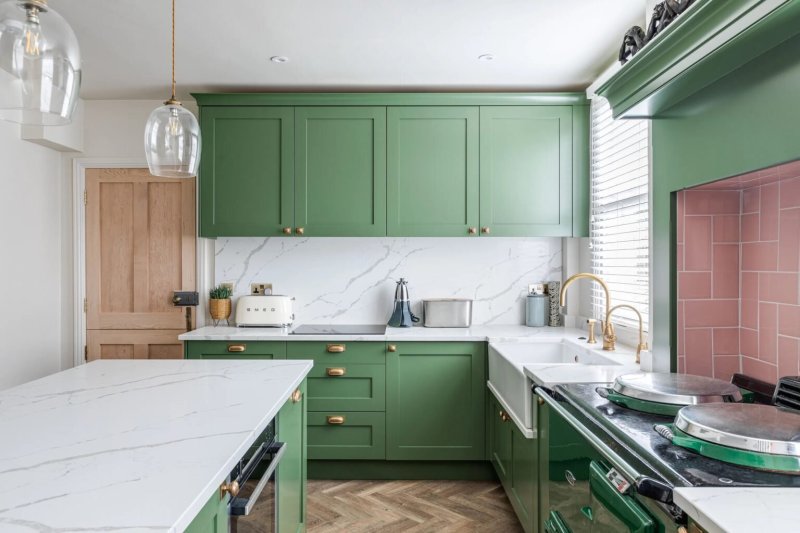 Green kitchen design