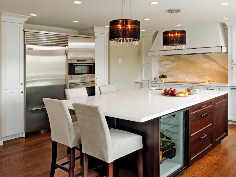 Kitchen with island design