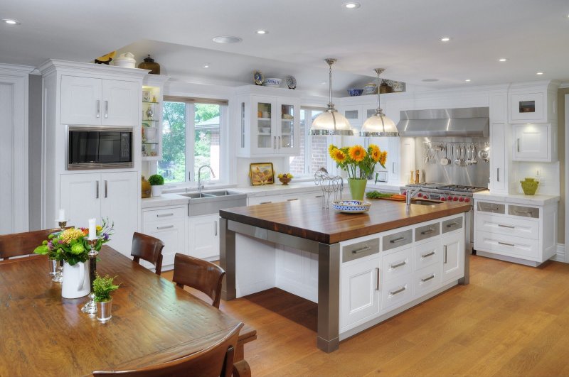 Kitchen interior in a country house